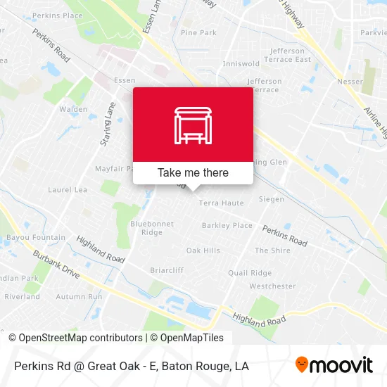 Perkins Rd @ Great Oak - E map