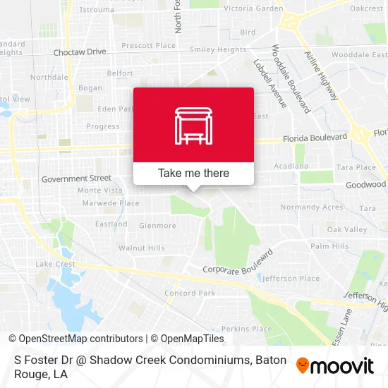 S Foster Dr @ Shadow Creek Condominiums map