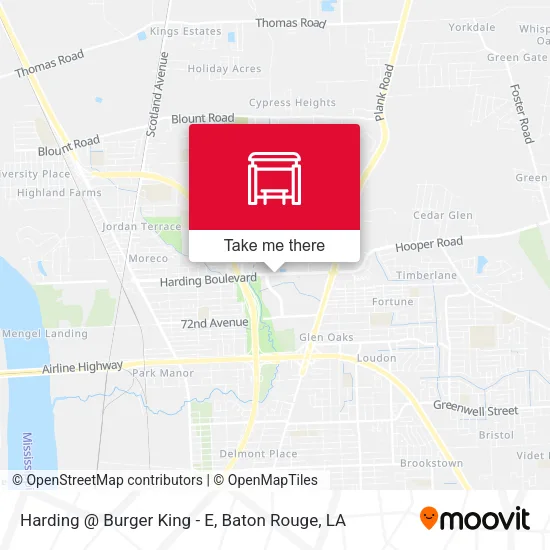 Harding @ Burger King - E map