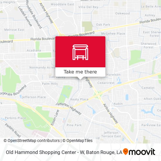 Mapa de Old Hammond Shopping Center - W