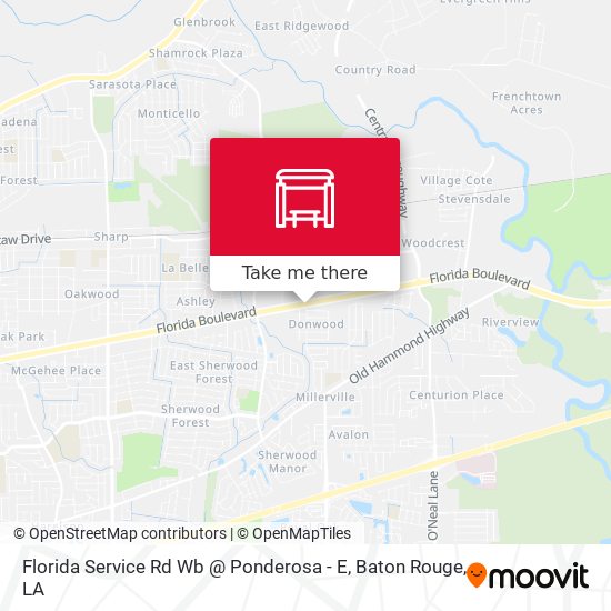 Mapa de Florida Service Rd Wb @ Ponderosa - E