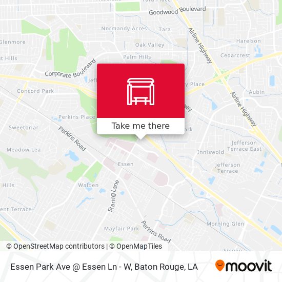 Essen Park Ave @ Essen Ln - W map