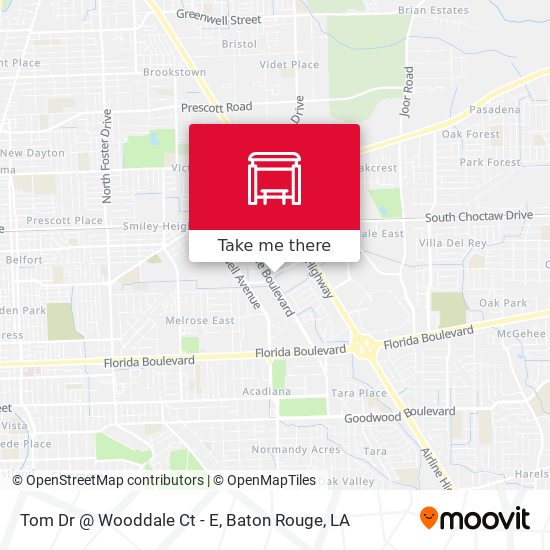 Mapa de Tom Dr @ Wooddale Ct - E