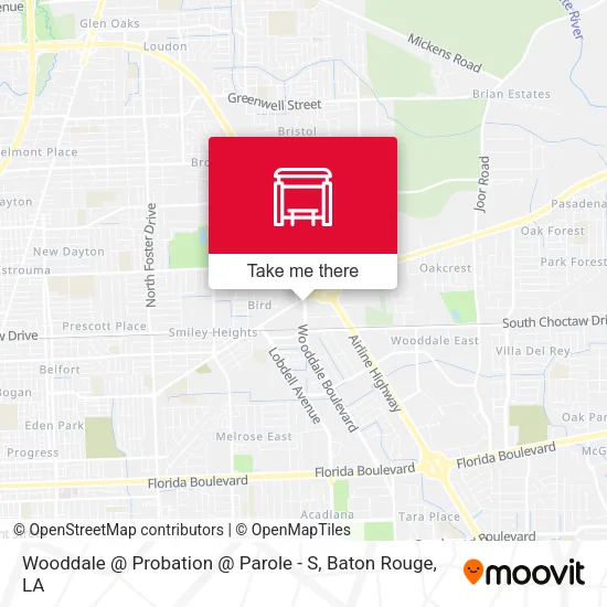 Wooddale @ Probation @ Parole - S map