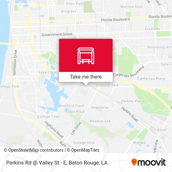 Perkins Rd @ Valley St - E map