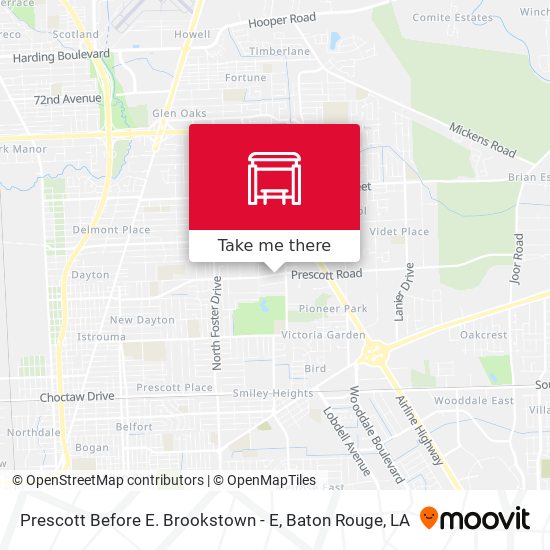 Mapa de Prescott Before E. Brookstown - E