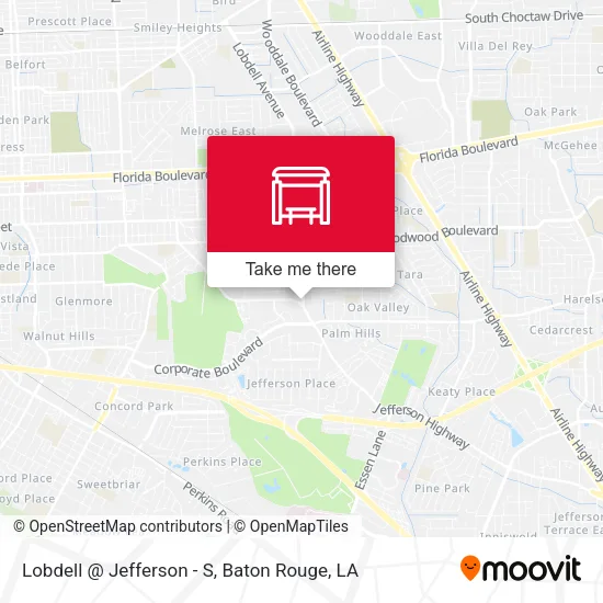 Lobdell @ Jefferson - S map