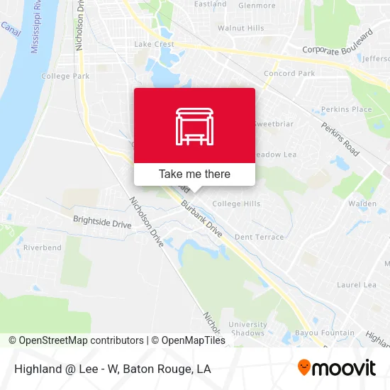 Highland @ Lee - W map