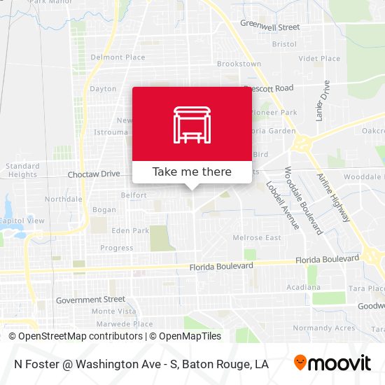 Mapa de N Foster @ Washington Ave - S