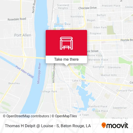 Thomas H Delpit @ Louise - S map