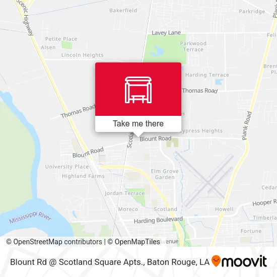Blount Rd @ Scotland Square Apts. map