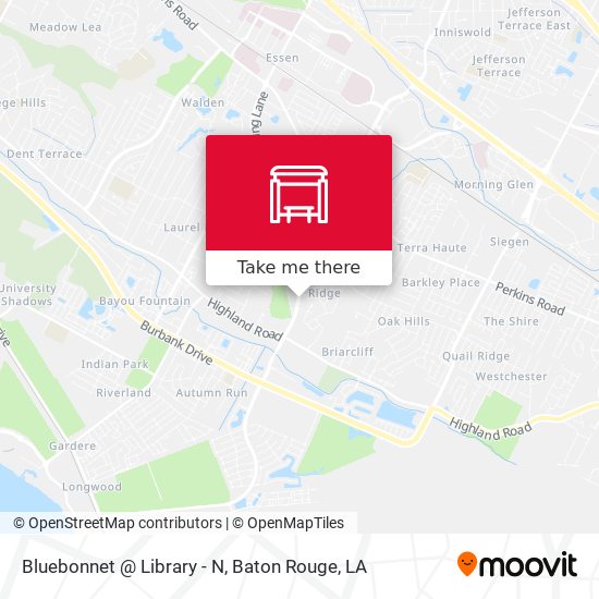 Bluebonnet @ Library - N map