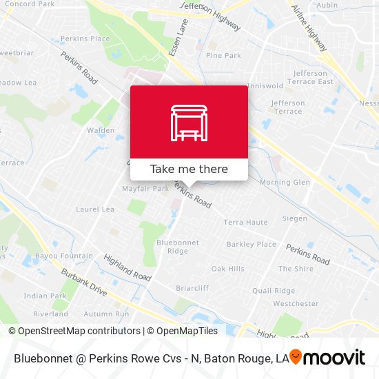 Bluebonnet @ Perkins Rowe Cvs - N map