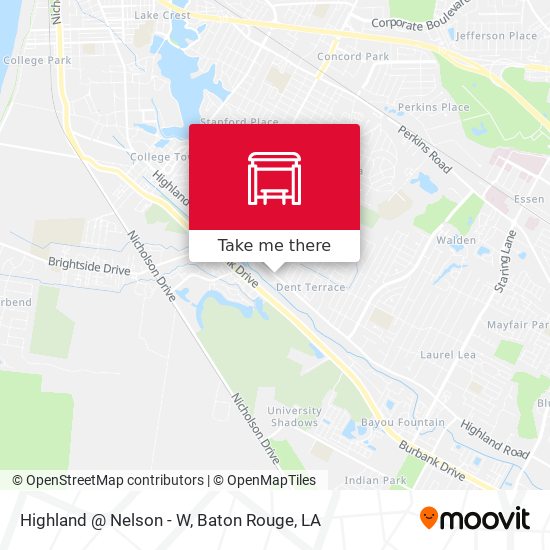 Highland @ Nelson - W map