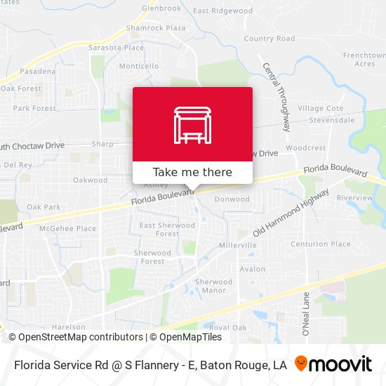 Florida Service Rd @ S Flannery - E map
