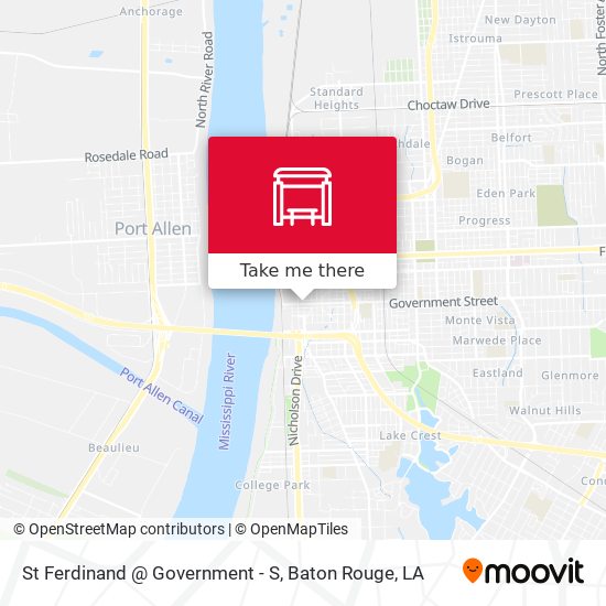 St Ferdinand @ Government - S map