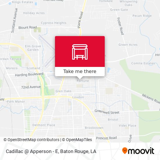 Cadillac @ Apperson - E map