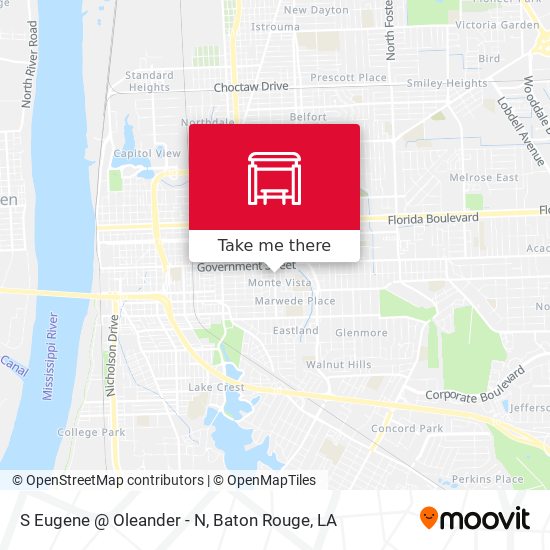 S Eugene @ Oleander - N map