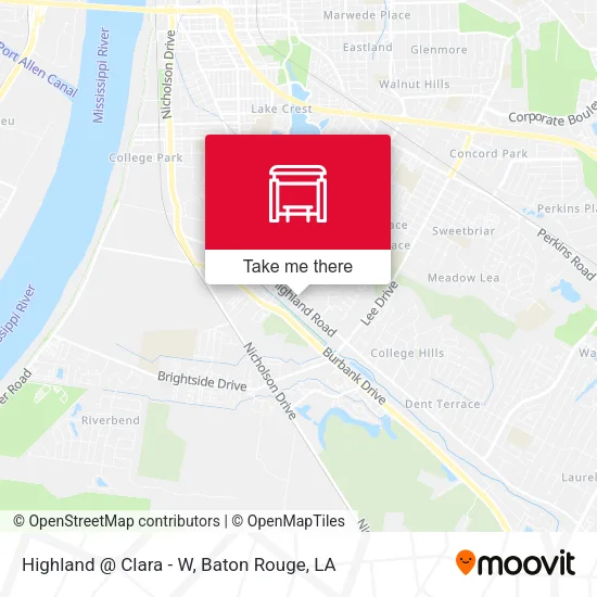 Highland @ Clara - W map