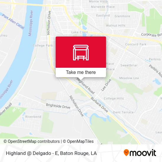 Highland @ Delgado - E map