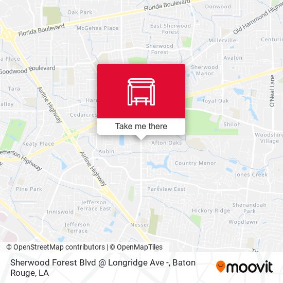 Sherwood Forest Blvd @  Longridge Ave - map