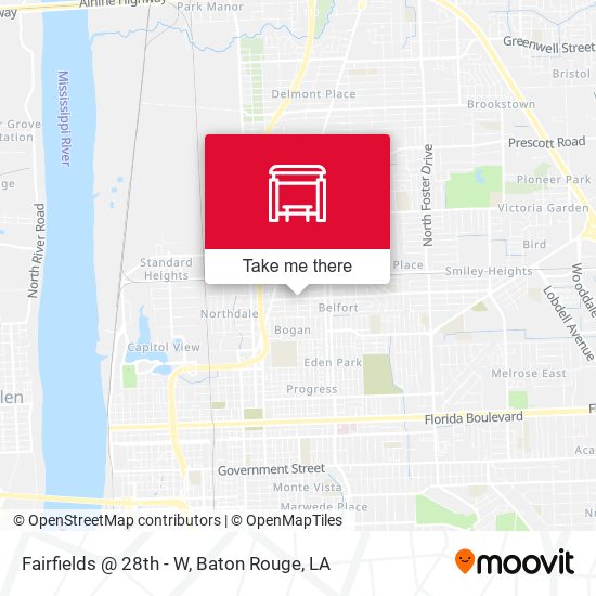 Fairfields @ 28th - W map