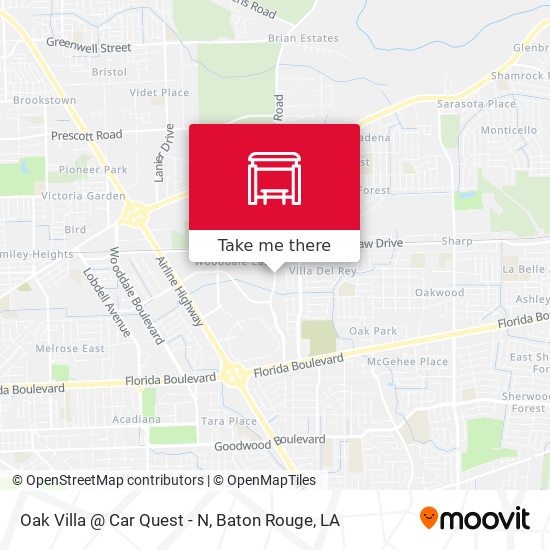 Oak Villa @ Car Quest - N map
