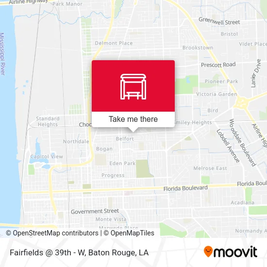 Fairfields @ 39th - W map