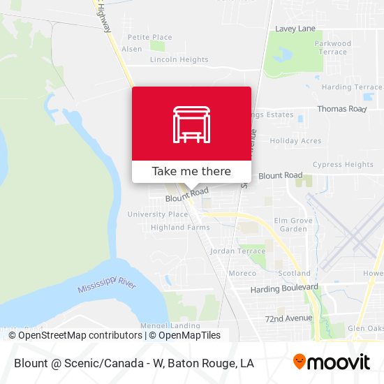 Mapa de Blount @ Scenic/Canada - W
