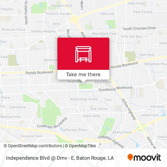 Mapa de Independence Blvd @ Dmv - E