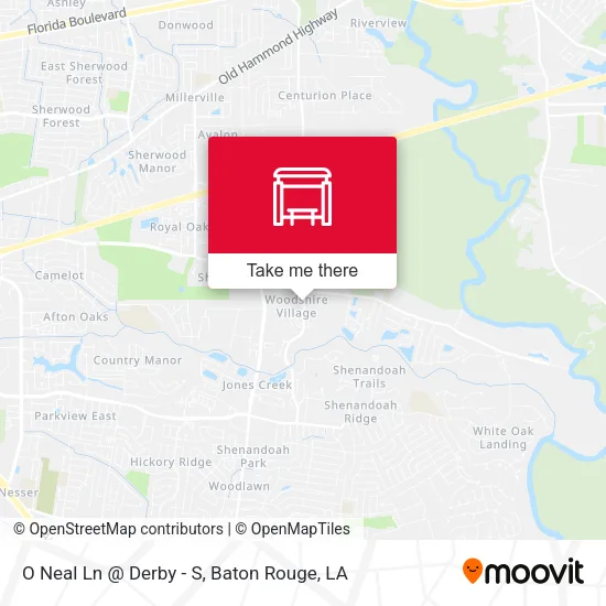 O Neal Ln @ Derby - S map