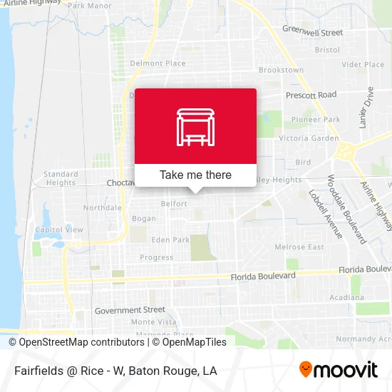 Fairfields @ Rice - W map