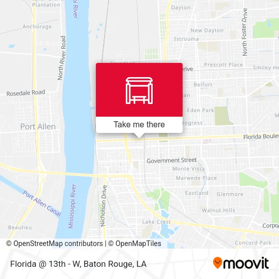 Florida @ 13th - W map