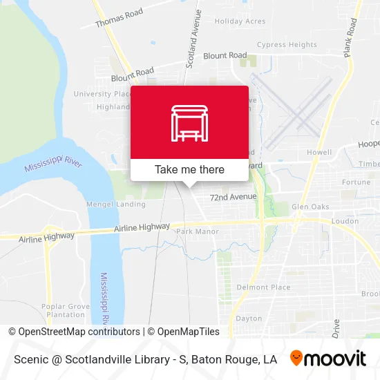 Scenic @ Scotlandville Library - S map