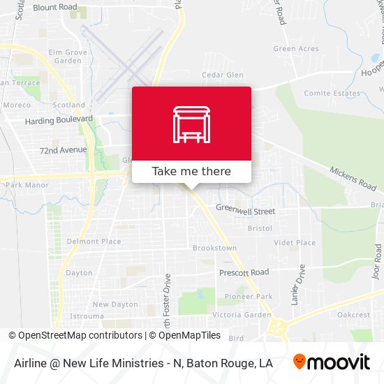 Mapa de Airline @ New Life Ministries - N