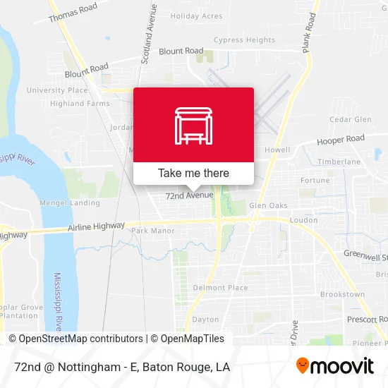 72nd @ Nottingham - E map