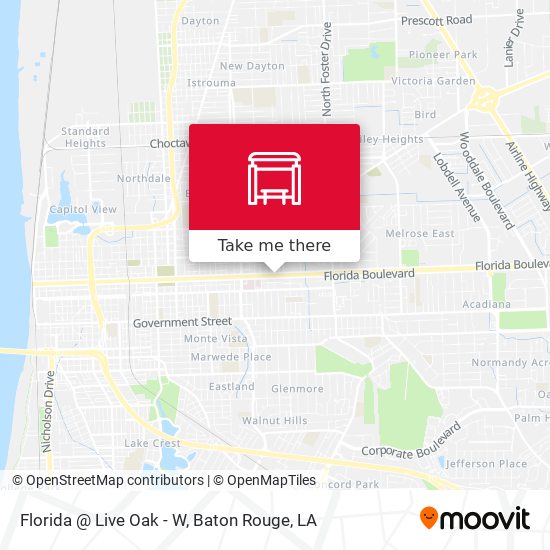 Florida @ Live Oak - W map