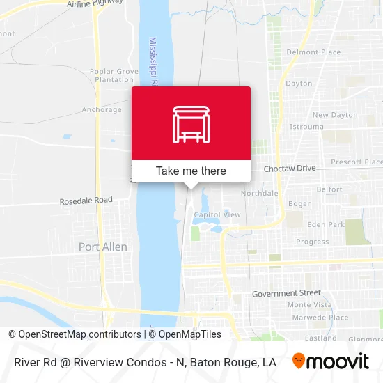 River Rd @ Riverview Condos - N map