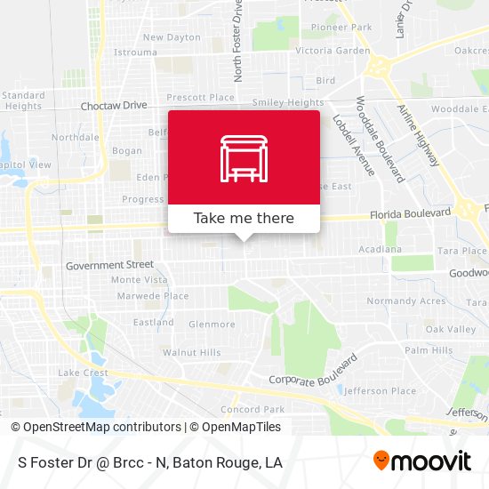 S Foster Dr @ Brcc - N map