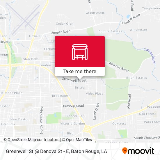 Greenwell St @ Denova St - E map