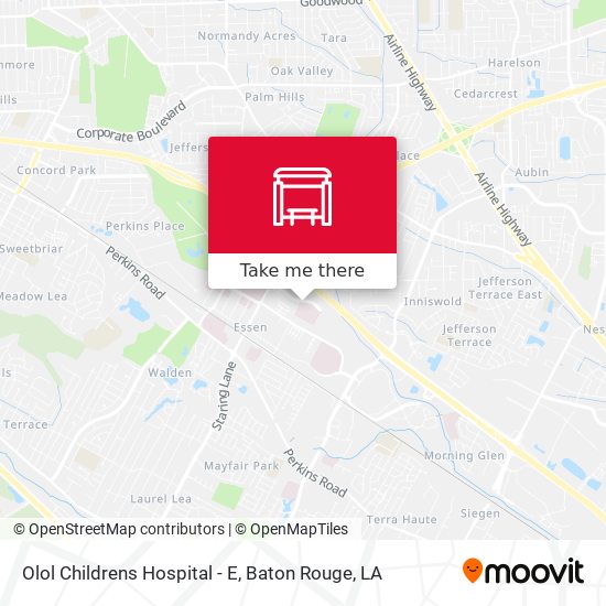 Olol Childrens Hospital - E map