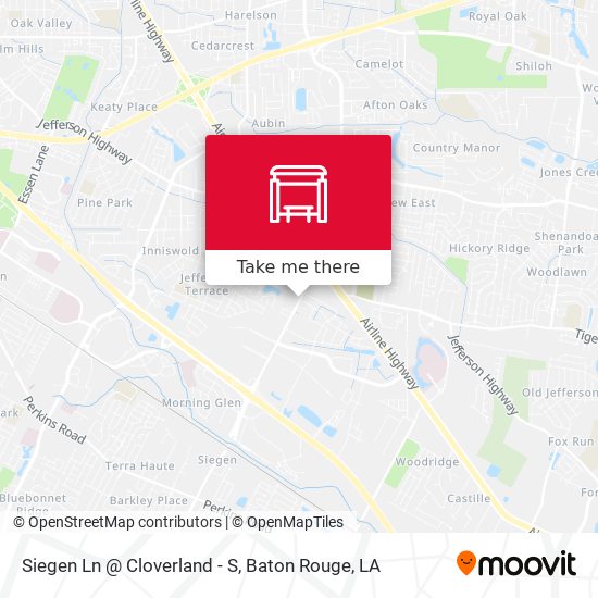 Siegen Ln @ Cloverland - S map