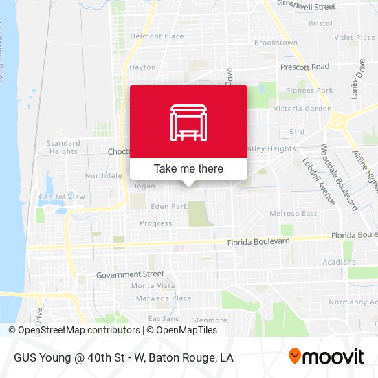 GUS Young @ 40th St - W map