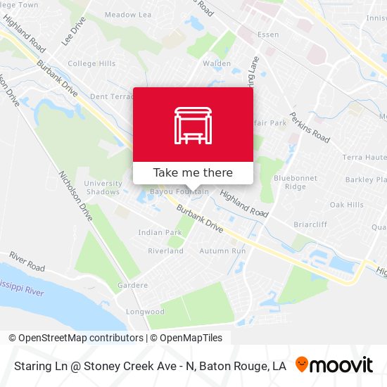 Staring Ln @ Stoney Creek Ave - N map