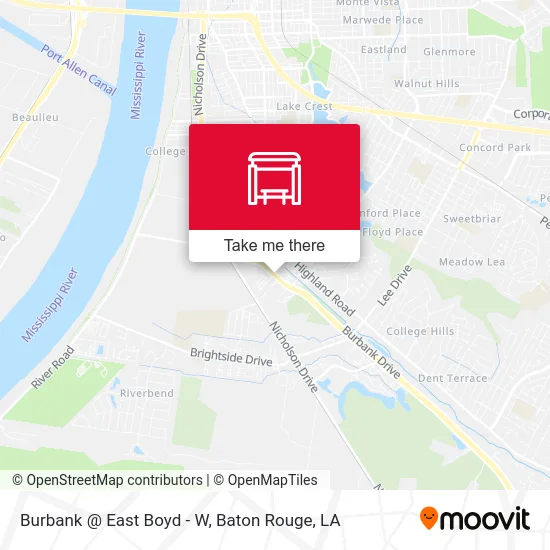 Burbank @ East Boyd - W map