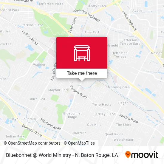 Bluebonnet @ World Ministry - N map