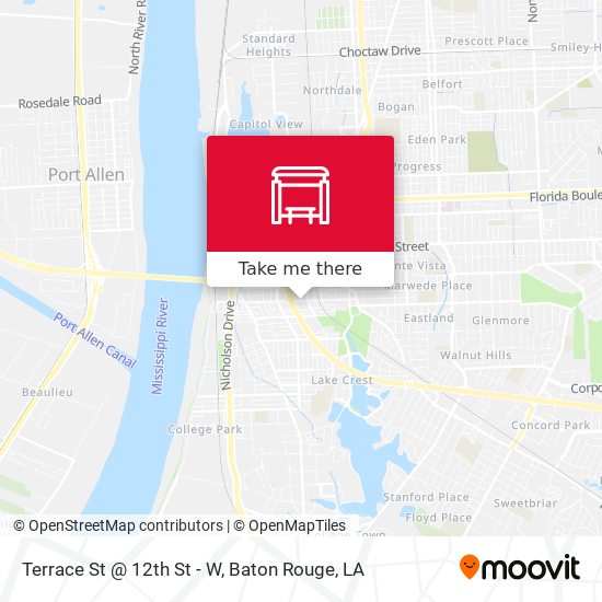 Terrace St @ 12th St - W map