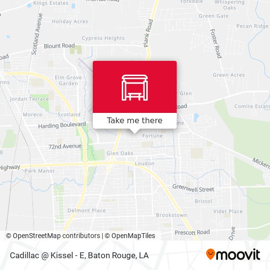 Cadillac @ Kissel - E map