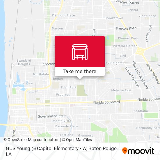 Mapa de GUS Young @ Capitol Elementary - W