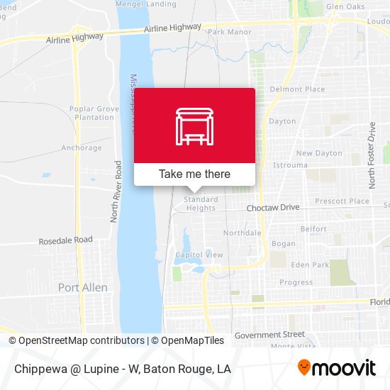 Mapa de Chippewa @ Lupine - W